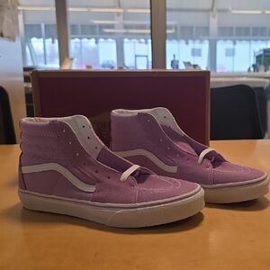 Vans Kids Lavender High-Top Sneakers